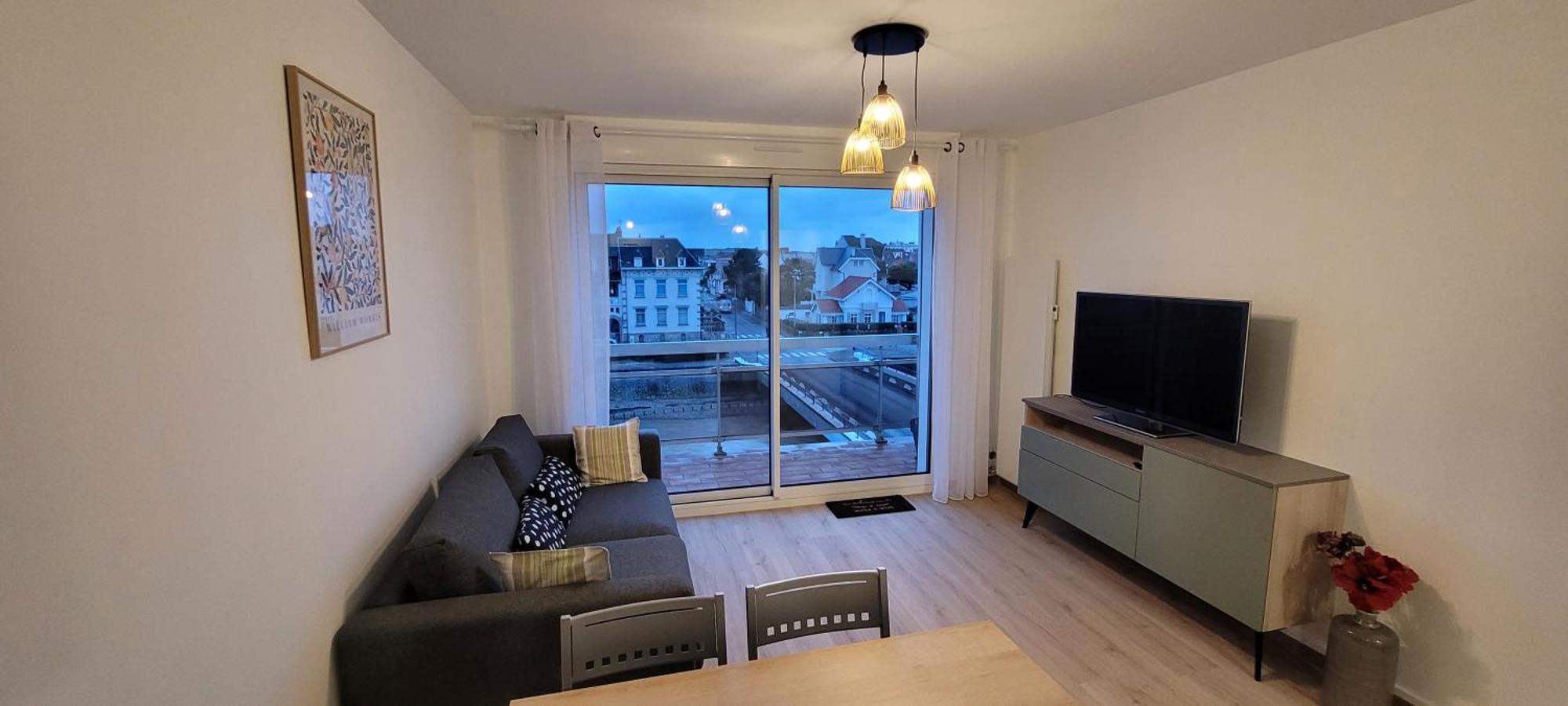 Une Jolie Vue - Appt 2 Pieces Vue Mer Balcon Sud Wimereux Exterior foto