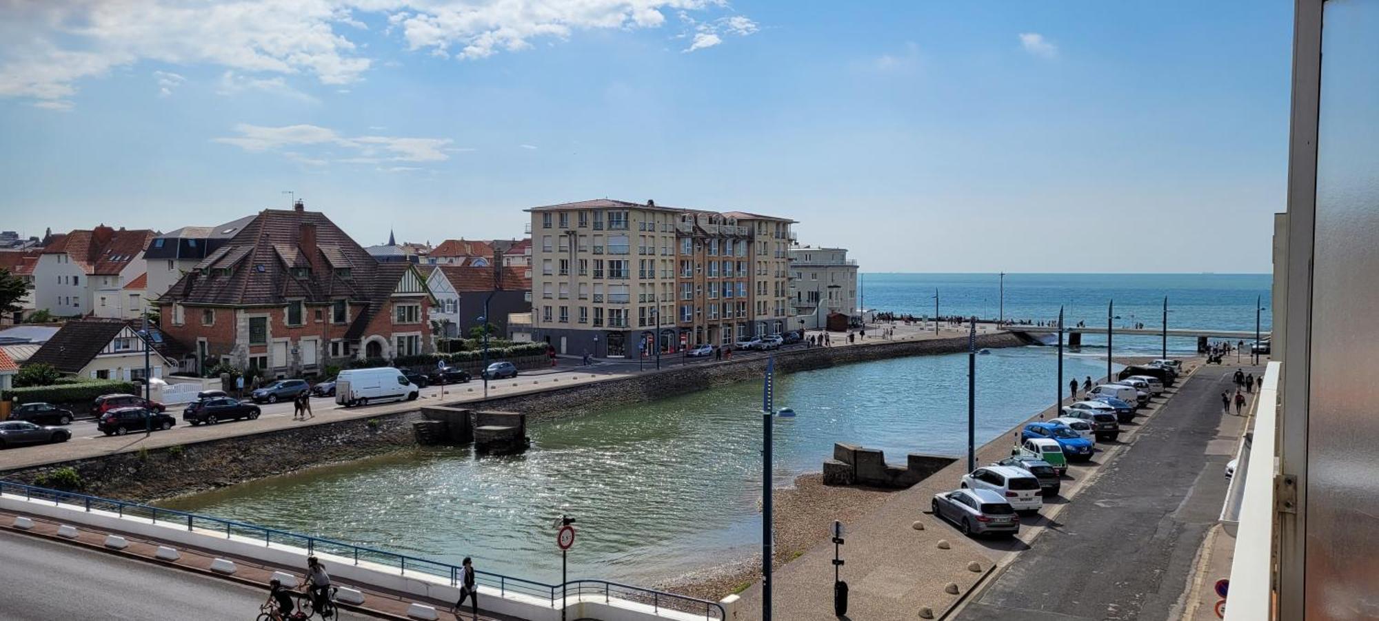 Une Jolie Vue - Appt 2 Pieces Vue Mer Balcon Sud Wimereux Exterior foto